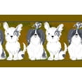 thumbnail image 1 of IBA Indianbeautifulart Green Schnauzer Puppy & Lhasa Apso Dog Ribbon&nbsp;Trim&nbsp;Tape Fabric Laces For Crafts Printed Velvet&nbsp;Trim&nbsp;9 Yards Sewing Accessories 3 Inches, 1 of 2