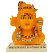 IBA Indianbeautifulart Hindu God Resin Lord Shiva Statue Idol Murti Spiritual Figurine Religious Showpiece Home & Office Table D cor-XV