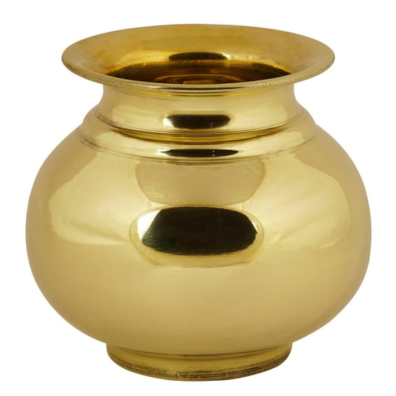 IBA Indianbeautifulart Indian TraditionalLotaFor Puja Handmade Brass Vessel Kalash Pot Traditional Auspicious Gift For Hindu Pooja Rituals