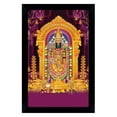 thumbnail image 1 of IBA Indianbeautifulart Lord Venkateshwara Picture Frame Religious Poster Black Wall Frame Deity Photo Frame Wall Decor&nbsp;For Home/ Office/ Temple-6 x 8 Inches, 1 of 7