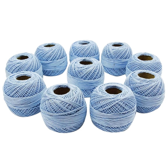 IBA Indianbeautifulart Lot Of 10 Pcs Cotton Crochet Anchor Knitting Thread Tatting Yarn Embroidery Ball