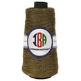 thumbnail image 1 of IBA Indianbeautifulart Metallic Thread For CraftsTwistedCordFor MacrameTwistedRope For Handmade Art DIY Projects Wall Art Decorations Pack of 1 |Dark Olive Green, 1 of 5