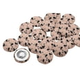 thumbnail image 1 of IBA Indianbeautifulart Pink 1 Inch Buttons For Sewing Fancy Buttons For Crafts 2 Hole Dots & Flamingo Bird Scrapbooking Canvas Buttons Pack Of 50, 1 of 1