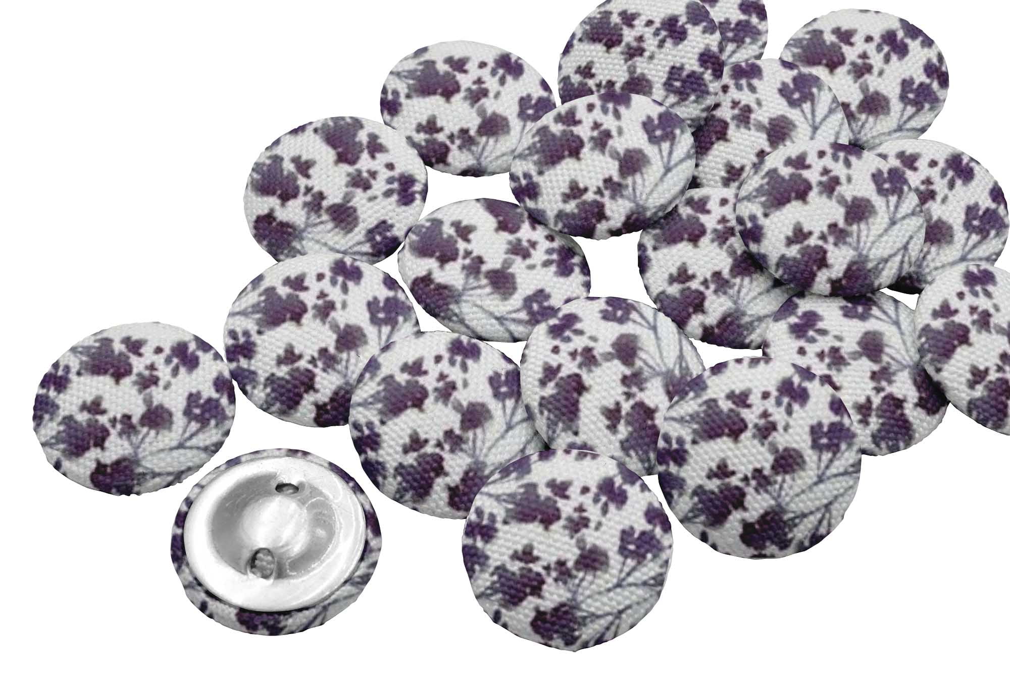 IBA Indianbeautifulart Purple 1 Inch Buttons For Sewing Fancy Buttons ...