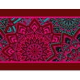 thumbnail image 1 of IBA Indianbeautifulart Red Mandala Decorative Printed Ribbon&nbsp;Trim&nbsp;9 Yards Velvet Fabric Laces For Crafts Sewing Accessories 3 Inches, 1 of 2