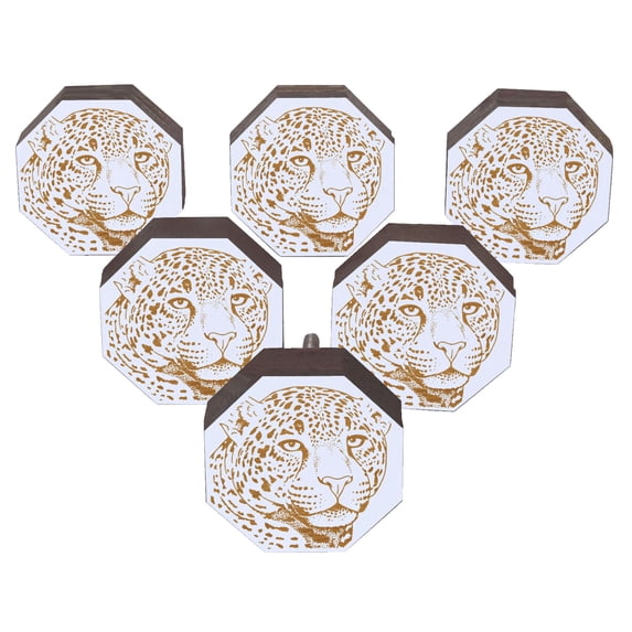 IBA Indianbeautifulart White Engraved Knobs Furniture Knobs Cabinet Drawer Pull Pack 10