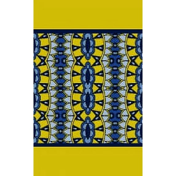 IBA Indianbeautifulart Yellow Ethnic Decorative Fabric Laces For Crafts Printed Velvet Trim Fabric Sewing Border Ribbon Trims 9 Yards 3 Inches