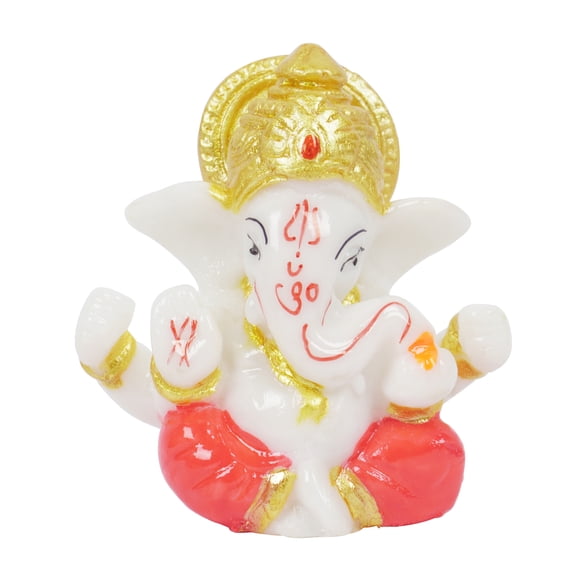 IBA Indianbeautifulart&nbsp;Lord Ganesha&nbsp;Murti Religious Hindu God Figurine&nbsp;Elephant&nbsp;God&nbsp;For Car Dashboard Auspicious Hindu God Idol For Home/ Office/ Temple-WY