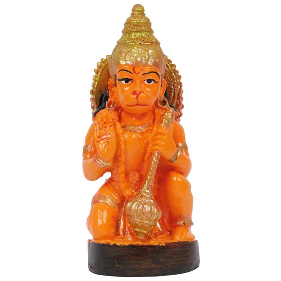 IBA Indianbeautifulart Lord Hanuman Statue Hindu God Figurine Monkey God Auspicious Hindu God Idol For Home/ Office/ Temple-NF
