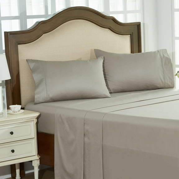 IBAMA Bed Sheet Set Twin Size with Pillowcases 3 Pieces for Dorm Room Including 1 x Fitted Sheet 1 x Pillowcase 1 x Flat Sheet Breathable and Machine Washable