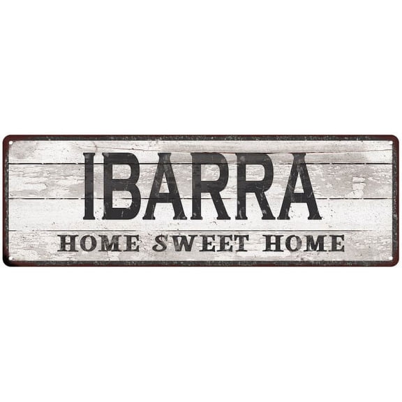 IBARRA Home Sweet Home Country Look 6x18 Metal Sign 106180045534