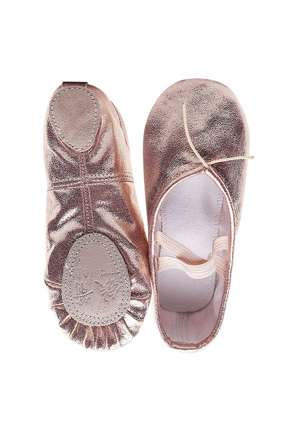 1 Pair Ballet Boots for Girls Breathable PU Simple Design Party