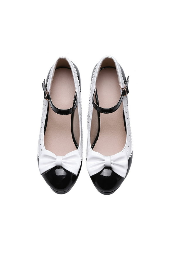 1 Pair Bridal Shoes Black Rubber Non-slip Sole for Women Daily Wearing Uniforms