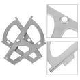 thumbnail image 1 of IBASETOY 1Pair Stainless Steel Flip Frame Hinges for Shoe Cabinet Space Saving Hardware with Hidden Rack in Grey, 1 of 8