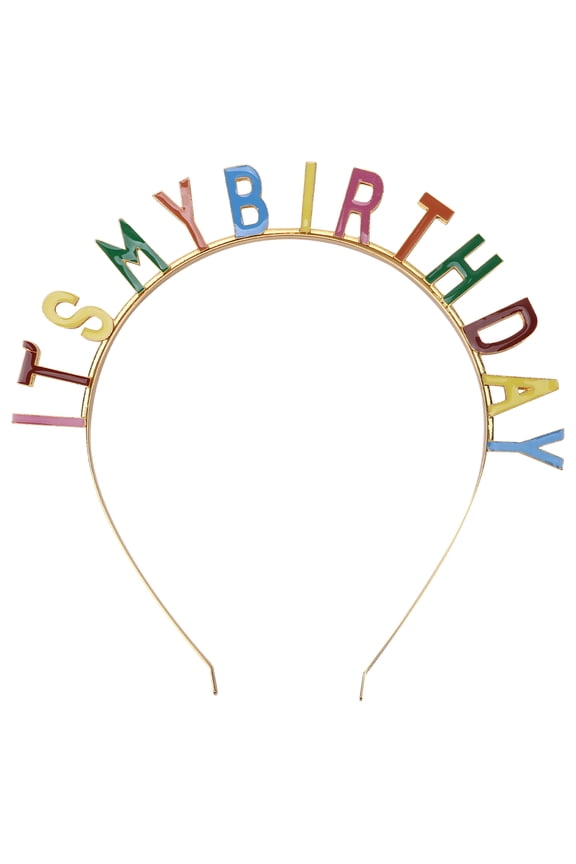 1 Pc Alloy Birthday Hair Bands Party Atmosphere Enhancement Hair Accessory