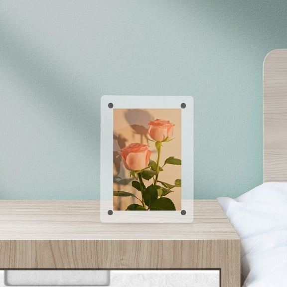 IBASETOY Clear Picture Frames Modern Acrylic Photo Stand Transparent 1 Set Home Decor