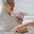 thumbnail image 1 of IBASETOY 1 Set Grey Adaptive Utensils Plate For Elderly Care Home Use, 1 of 8