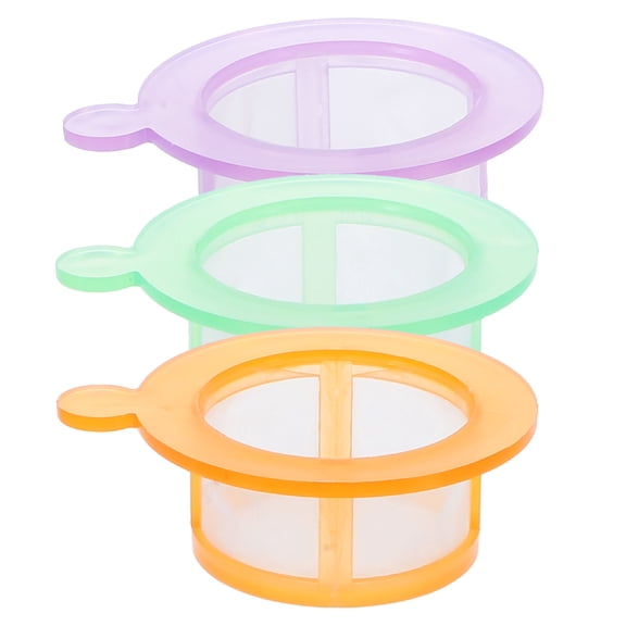 IBASETOY 3pcs Cell Filter Tools Fine Mesh Strainers Yellow Polypropylene for Lab Work