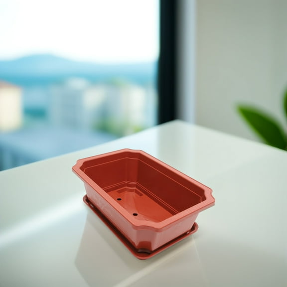 IBASETOY 1 Set Large Bonsai Pots For Bonsai Trees 17.3X12.2X6.5in