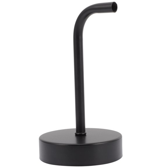 IBASETOY 1Set Black Metal Wall Light Pole Lamp Holder with Strong Load Bearing and Easy Installation for Home