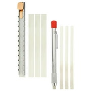 IBASETOY 1Set Soapstone Marker for Welder with White Refill Chalk and Easy Metal Use