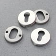 thumbnail image 1 of IBASETOY 1 Set of Door Hole Filler Cover Plate Keyhole Protector Stainless Steel for Home Security, 1 of 5
