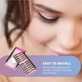 thumbnail image 1 of IBASETOY Fake Eyelash Black Artificial Fiber 10 Pairs for Women Makeup, 1 of 8