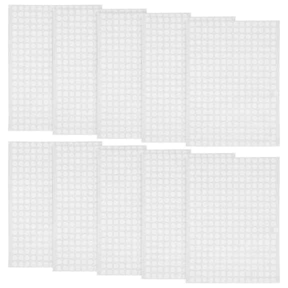 IBASETOY White Circle Dot Stickers Labels Self Adhesive Round Sticker Dots for Home School Office