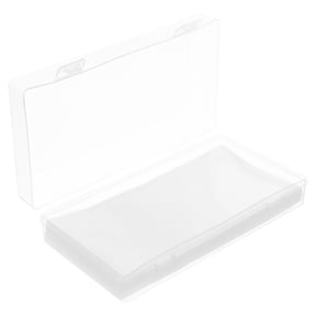 IBASETOY 100pcs Banknote Storage Box Banknotes Protectors Portable Banknote Case Paper Sleeves Transparent