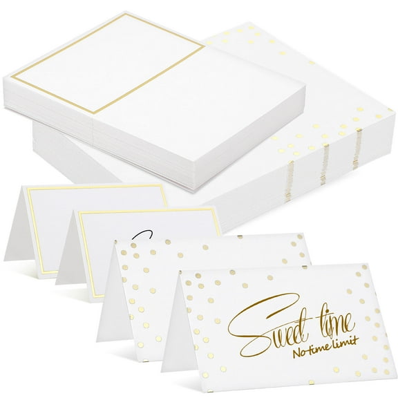 IBASETOY 100pcs Placement Cards Table Paper Table Setting for Banquet Supplies