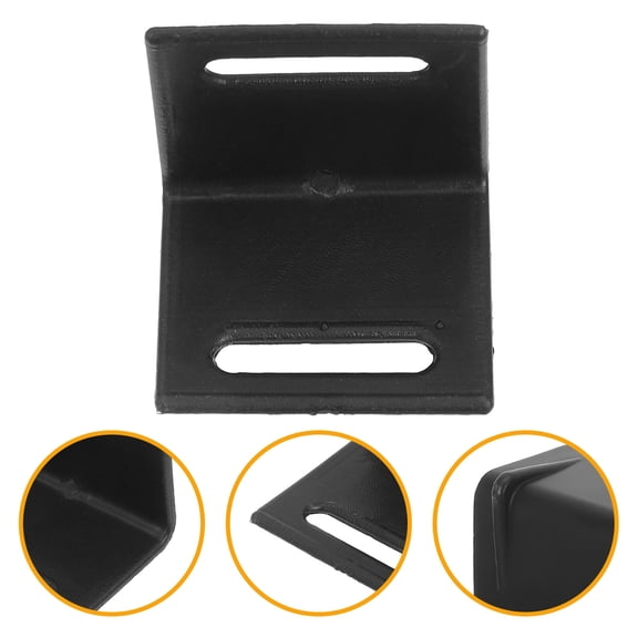 IBASETOY 100Pcs Black Plastic Edge Protectors for Cargo Loads Efficient and Versatile Usage