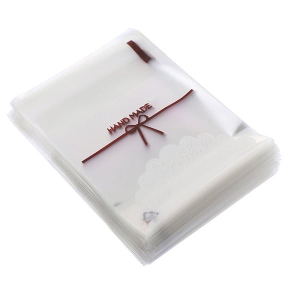 IBASETOY Transparent Selfadhesive Candy Treat Bags for Storage Use Made of OPP Material 100pcs