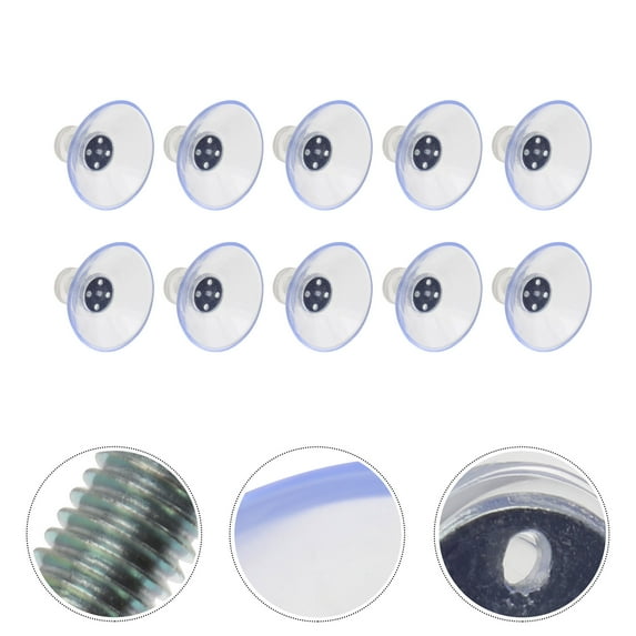 IBASETOY Manual Screw Suckers for Smooth Glass Surfaces Multi-Purpose Home Use