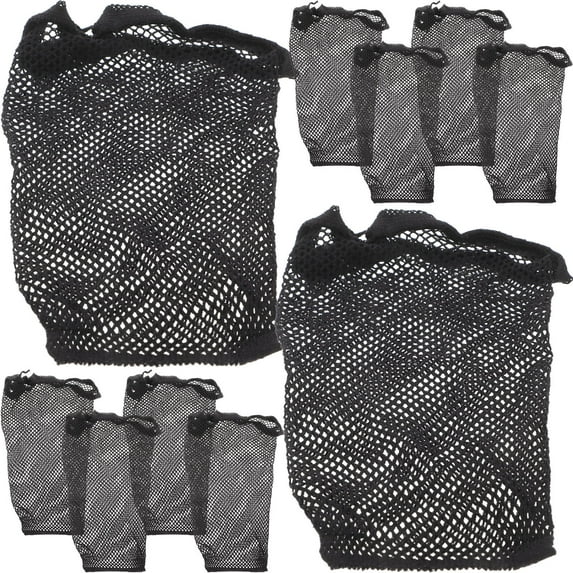 IBASETOY 10Pack Hairnet for Bun Elastic Fiber Lightweight Caps for Women Laboratory Outdoor