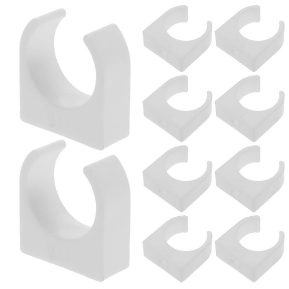 IBASETOY Adjustable Clamps Motor Clip White for Hobbyists Model Building 10Pcs