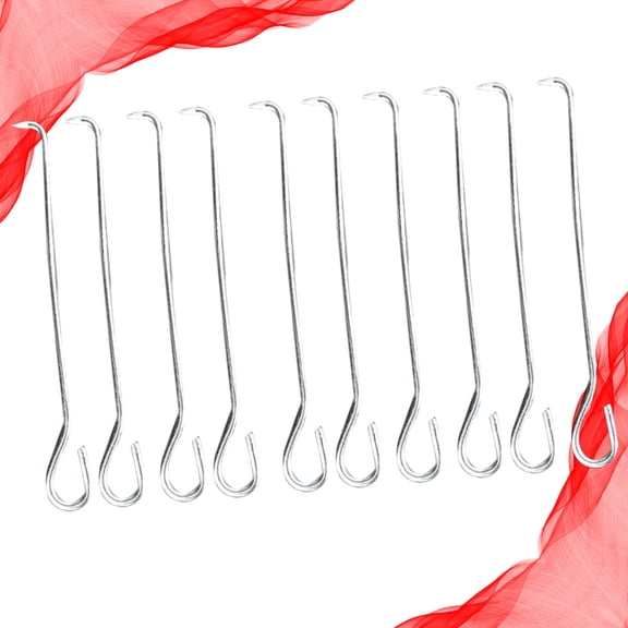 IBASETOY 10Pcs Fastener Removal Hook Tool Silver for Kitchen Use Professionals