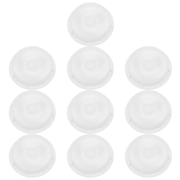 IBASETOY 10Pcs White Lint Roller Replacement Covers Easy Install Plastic for Pet Hair Clothes