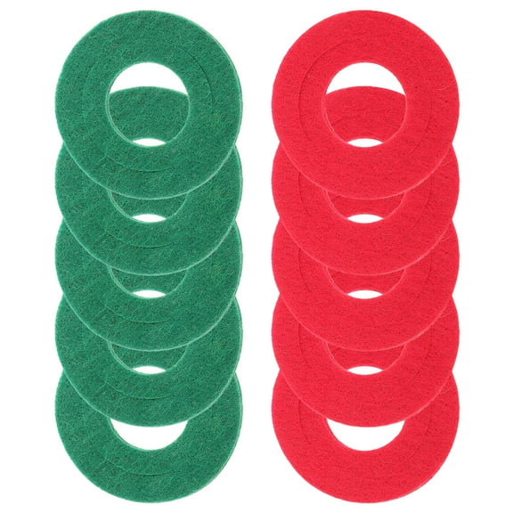 IBASETOY 10Pcs Washer Protector Battery Terminal Washer Plastic Leakproof Round Post Pad for Battery Users