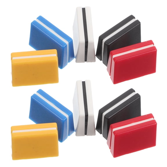 IBASETOY 10pcs Audio Console Parts Slider Fader Caps Plastic Red for Sound Engineers Support