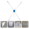 thumbnail image 1 of IBASETOY 10Pcs Compact White Desktop Poster Stand Foldable A4 Display Rack for Home and Office Use, 1 of 8