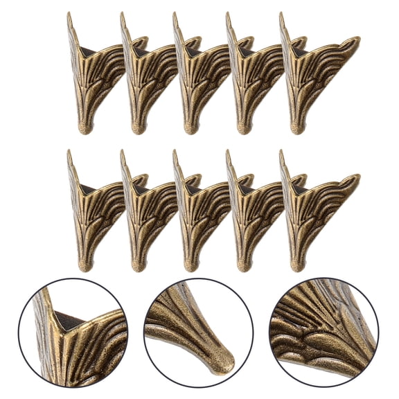 IBASETOY 10pcs Furniture Legs Replacement Feet for Craftsmen Wooden Boxes Support