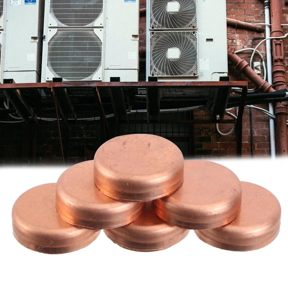 IBASETOY 10pcs Pipe Fitting Copper Blocking Cap for Engineering Maintenance Tasks