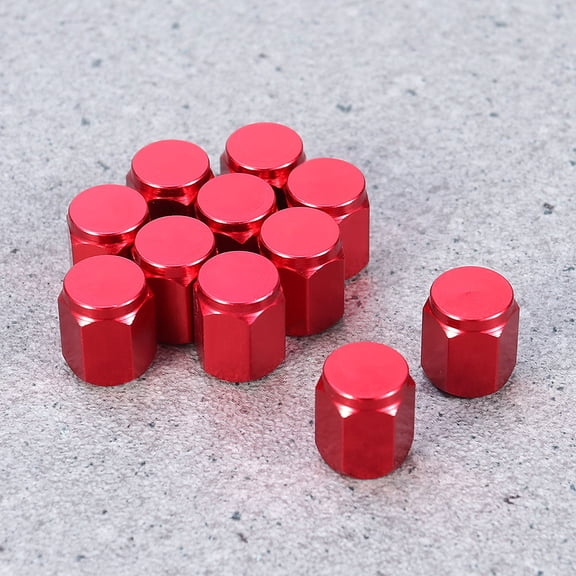 IBASETOY 10Pcs Aluminum Alloy Bike Tire Caps with Anti Rust and Leak Proof Features