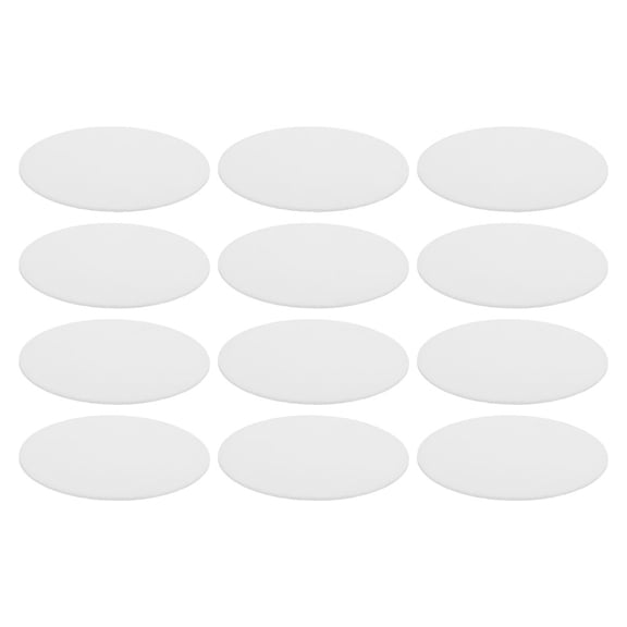 IBASETOY 12Pcs Flat Design Acrylic Diy Light Shield for Home and Office Lighting Even Light Distribution