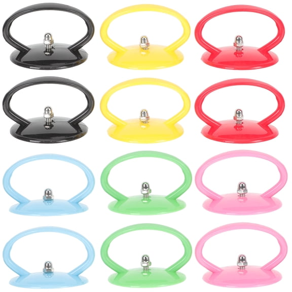 IBASETOY Universal Lid Handle Lid Handles Blue 12Pcs
