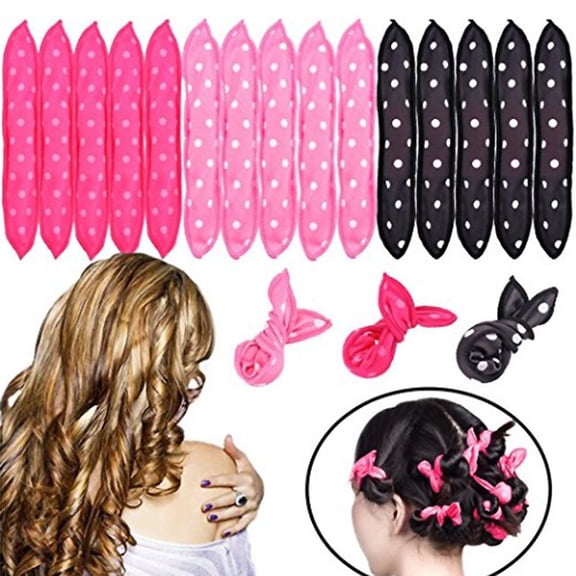 IBASETOY 15 Pcs Hairdressing Roller Tool Soft Sponge for Women Daily Routine