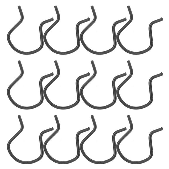 IBASETOY 15Pcs Grey Metal Car Panel Clips Easy Installation For Vehicle Parts And Window Repair