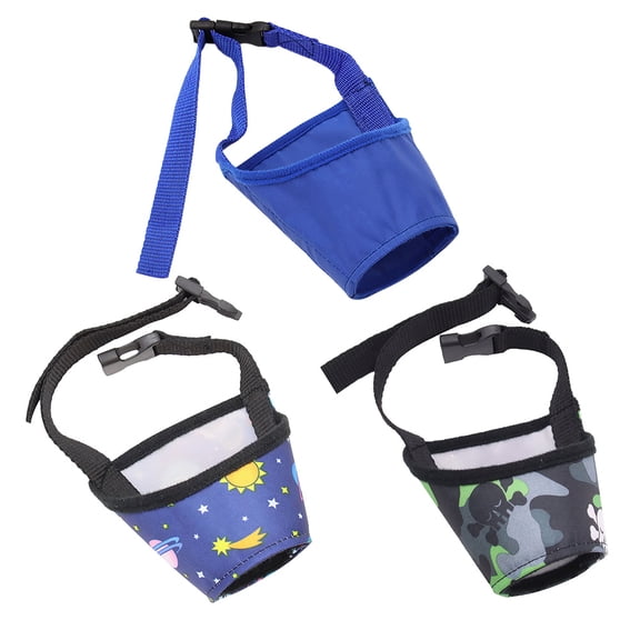 IBASETOY 1Pack Breathable Dog Muzzle with Adjustable Straps for Emergency Scenarios