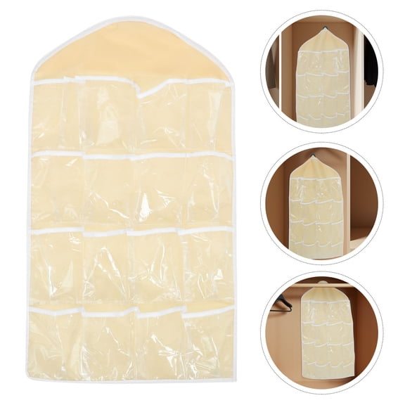 IBASETOY Clothes Storage Bag Hanging Storage Organizer Nylon 1Pcs