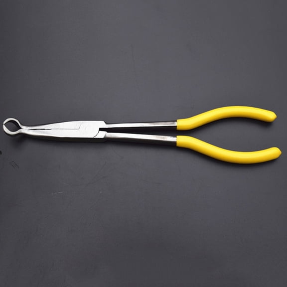 IBASETOY 1Pack Engineer Pliers Yellow High Hardness Wire Tool for Tight Spaces